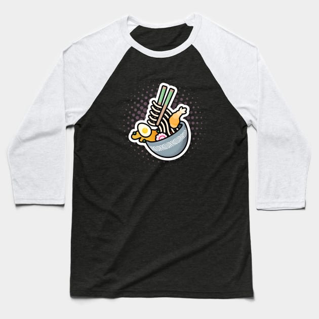 Ramen Baseball T-Shirt by MorganLeung
